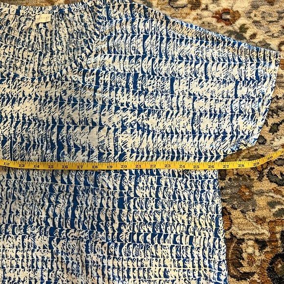 POETRY FASHION Linen T-SHIRT MIDNIGHT CREAM, SIZE 18 - Picture 9 of 10